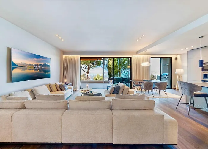 Luxury Lakefront Loft In Montreux Swiss Reviera By Guestlee Apartamento Territet