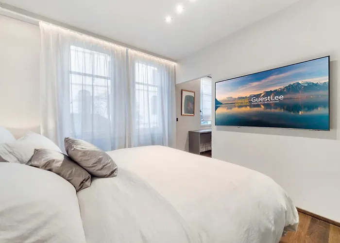 Luxury Lakefront Loft In Montreux Swiss Reviera By Guestlee * Territet