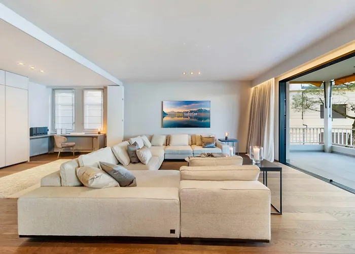 Luxury Lakefront Loft In Montreux Swiss Reviera By Guestlee *